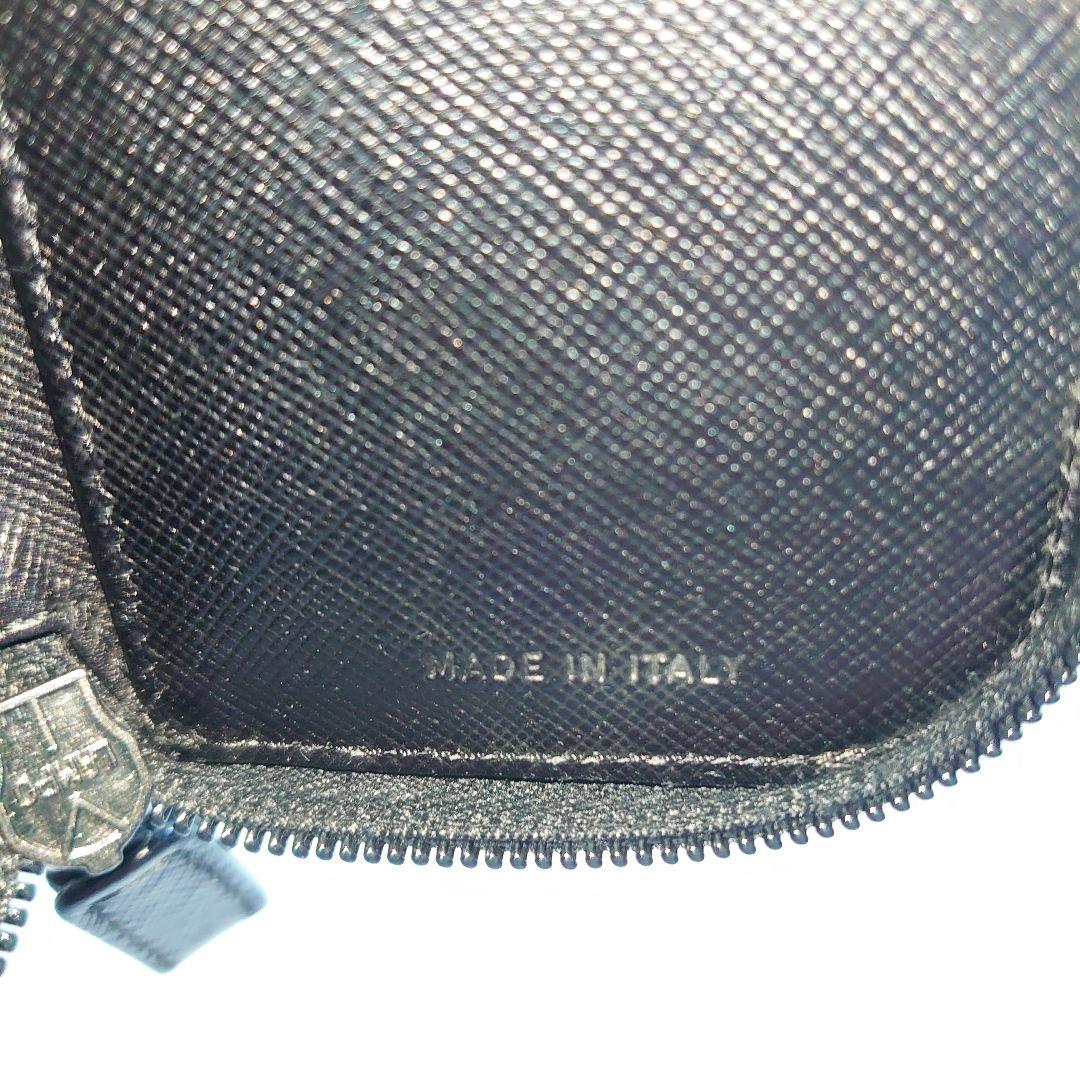 PRADA プラダ キーケース ラウンドファスナー サフィアーノレザー