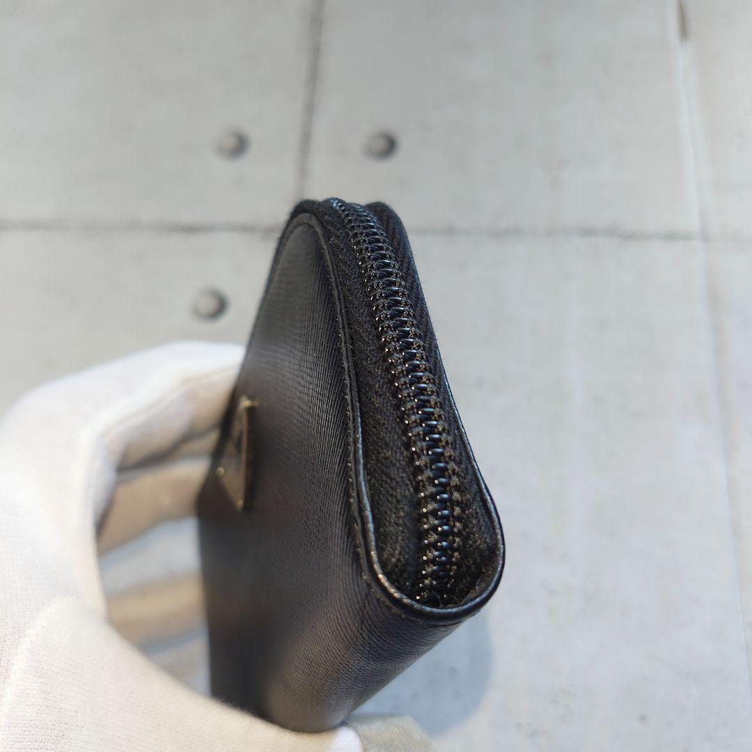 PRADA プラダ キーケース ラウンドファスナー サフィアーノレザー