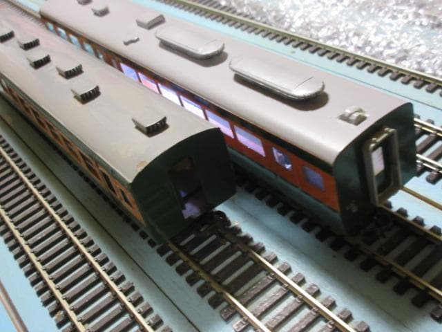 国鉄 急行形 153系電車 2両セット HOゲージ　(カツミ・カワイ製）