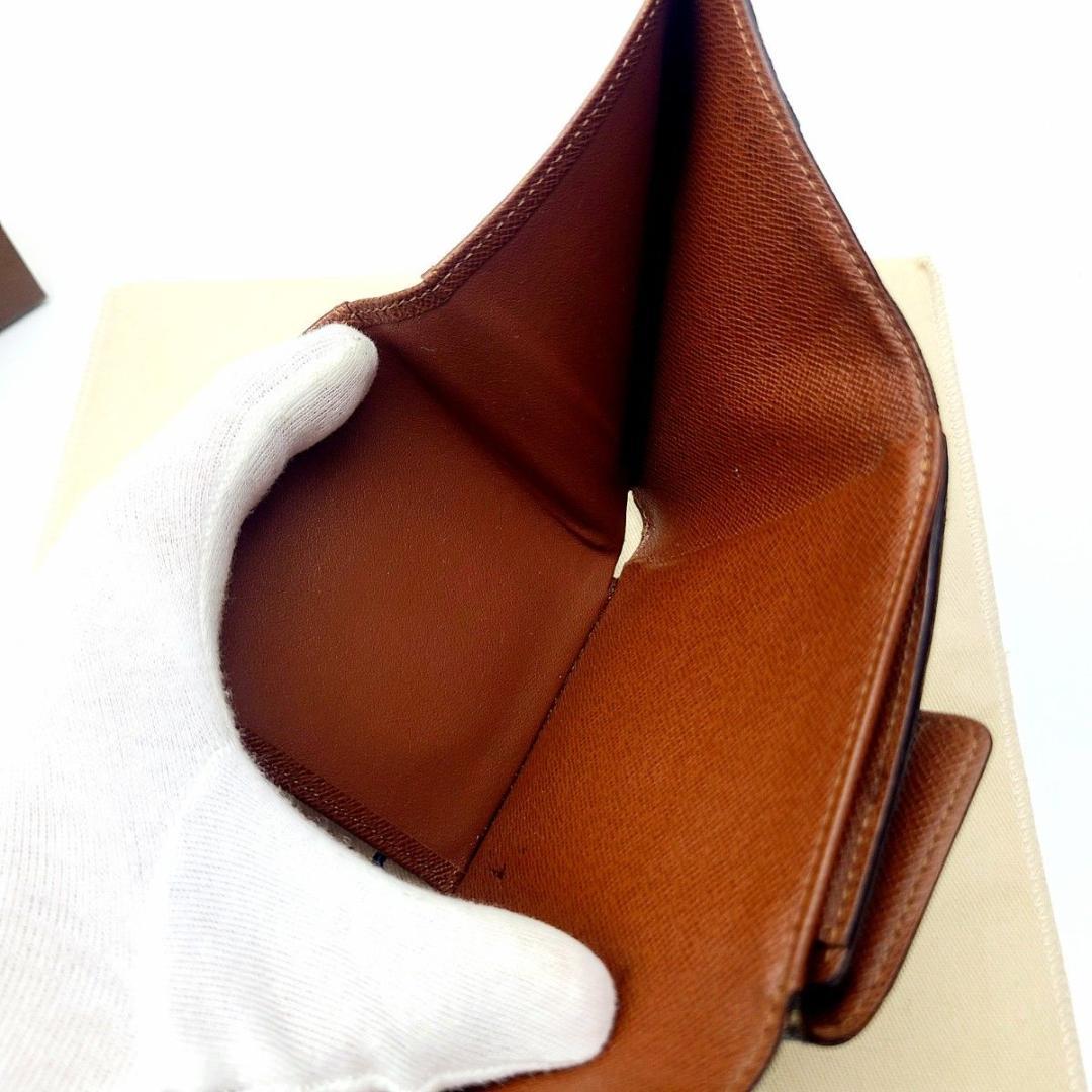 ルイヴィトン モノグラム Wホック財布 ポルトモネビエ カルトクレディ