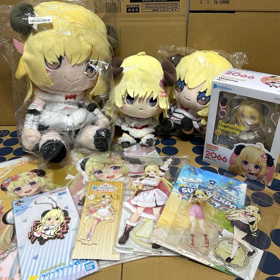 角巻わため　グッズ　まとめ売り　ホロライブ　もちどる　ねんどろいど