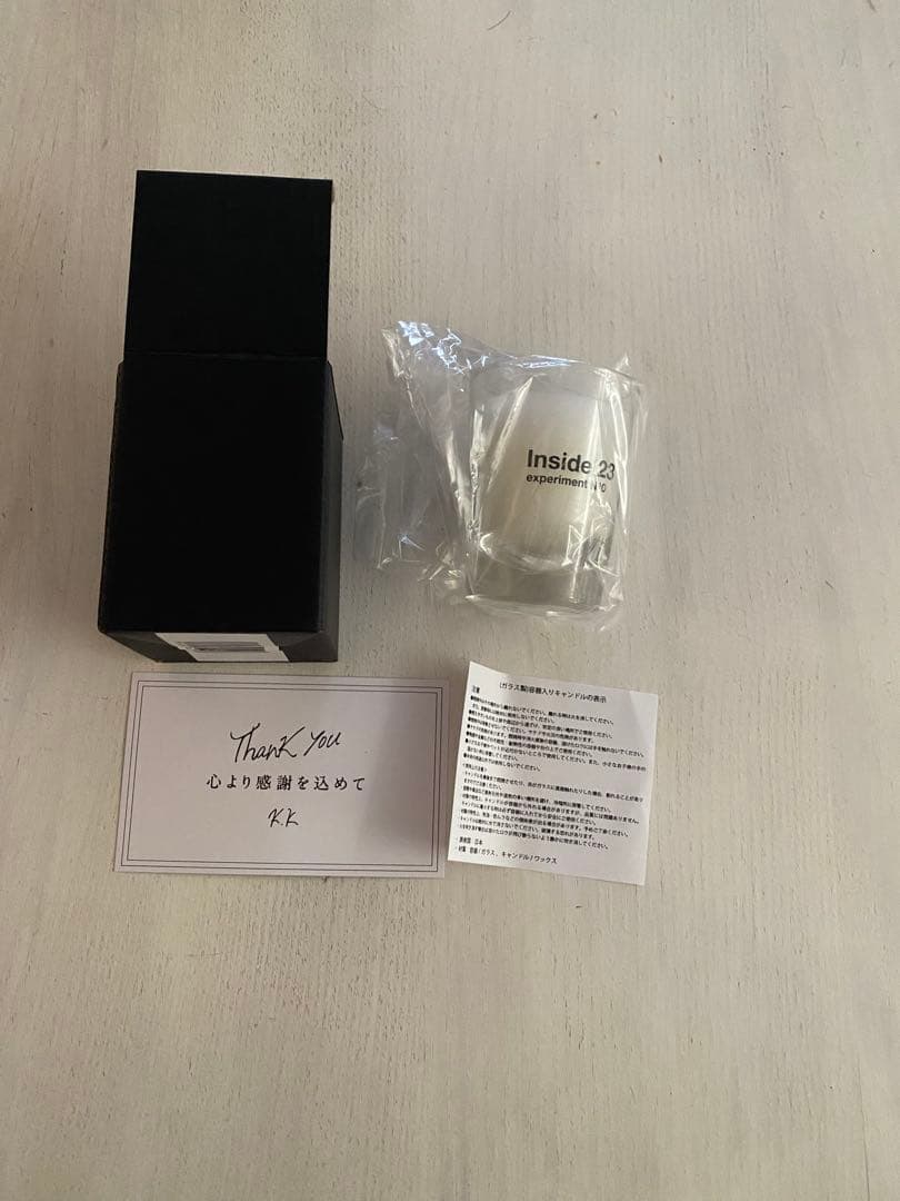 貴重　亀梨和也 Inside23 B賞 ミニキャンドル