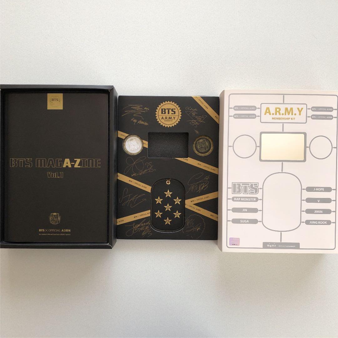 アイドル bts army membership kit set