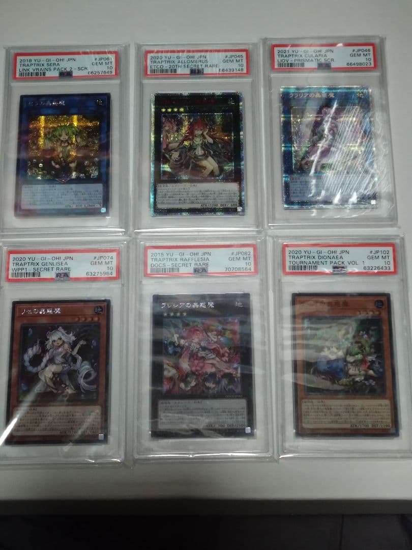 【蟲惑魔psa10 6枚セット】　アロメルスの蟲惑魔他