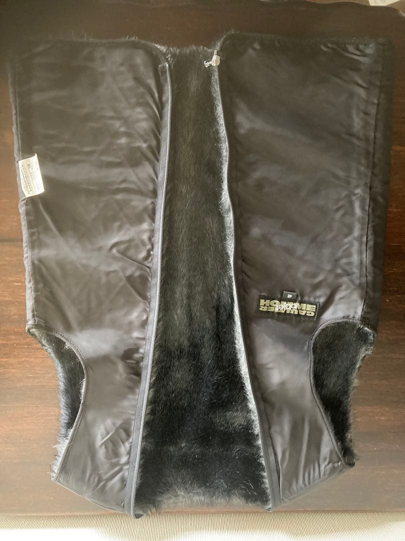 GAULTIER HOMM E 黒 羊革レザージャケット