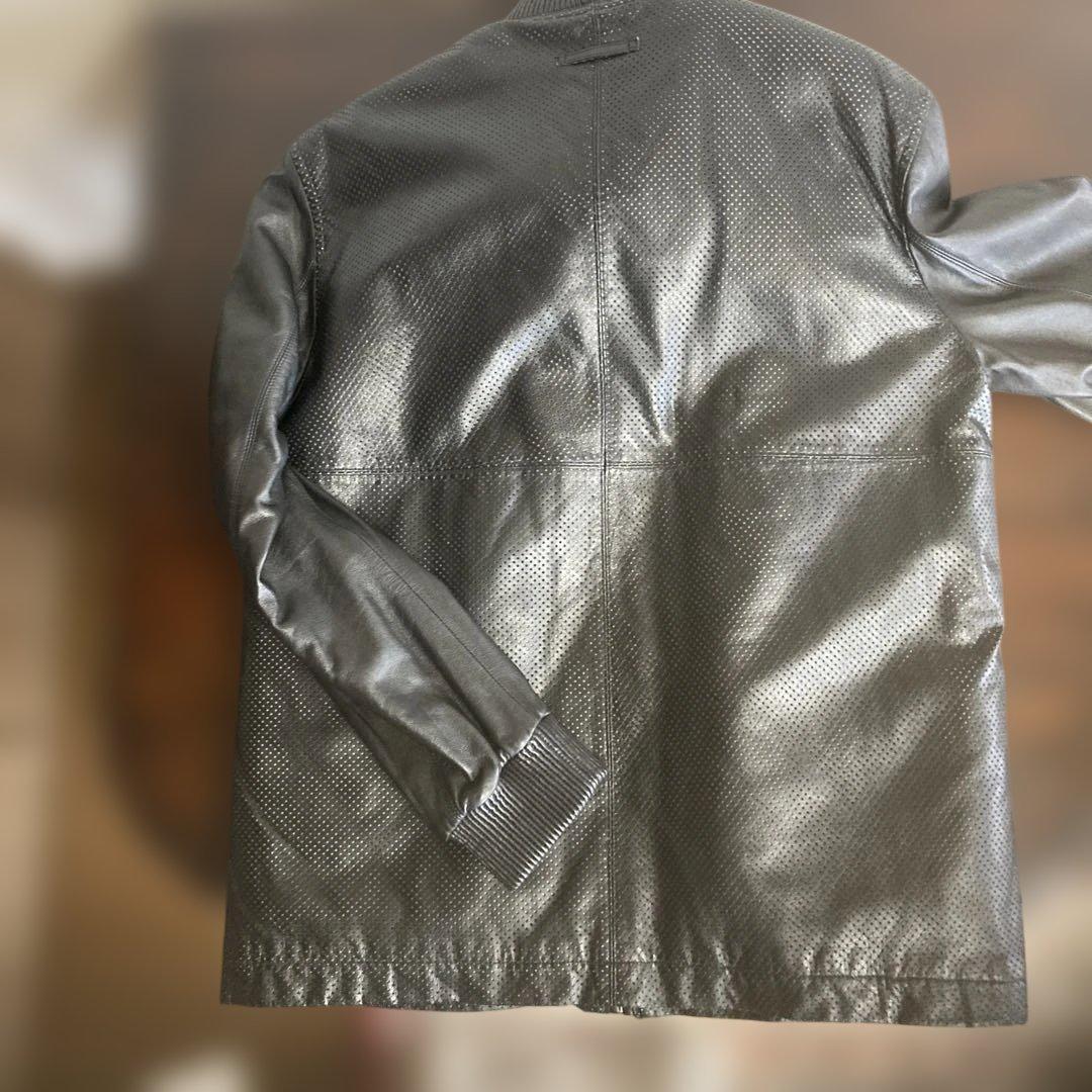 GAULTIER HOMM E 黒 羊革レザージャケット