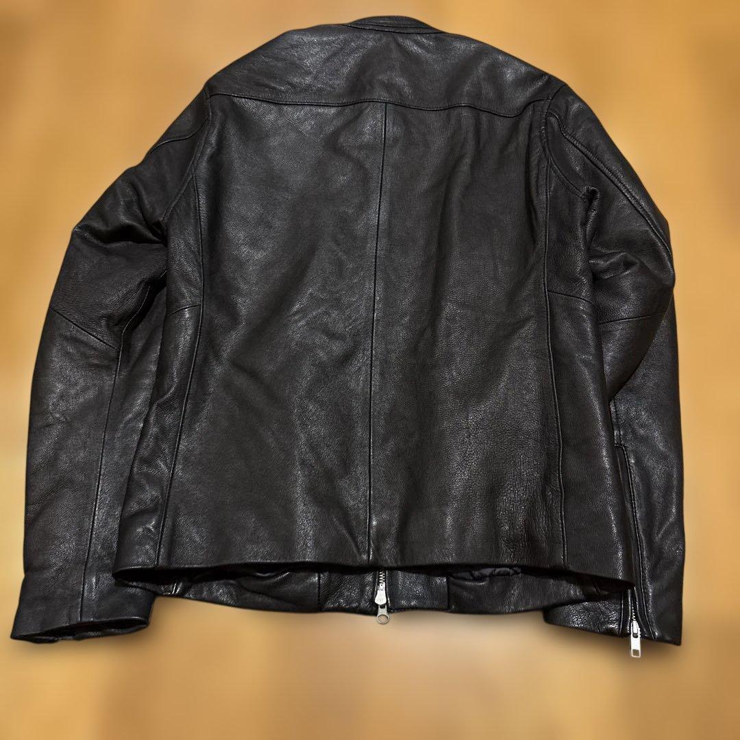 ユナイテッドアローズ　シングルライダース ブルゾン　ブラック　やぎ革　M