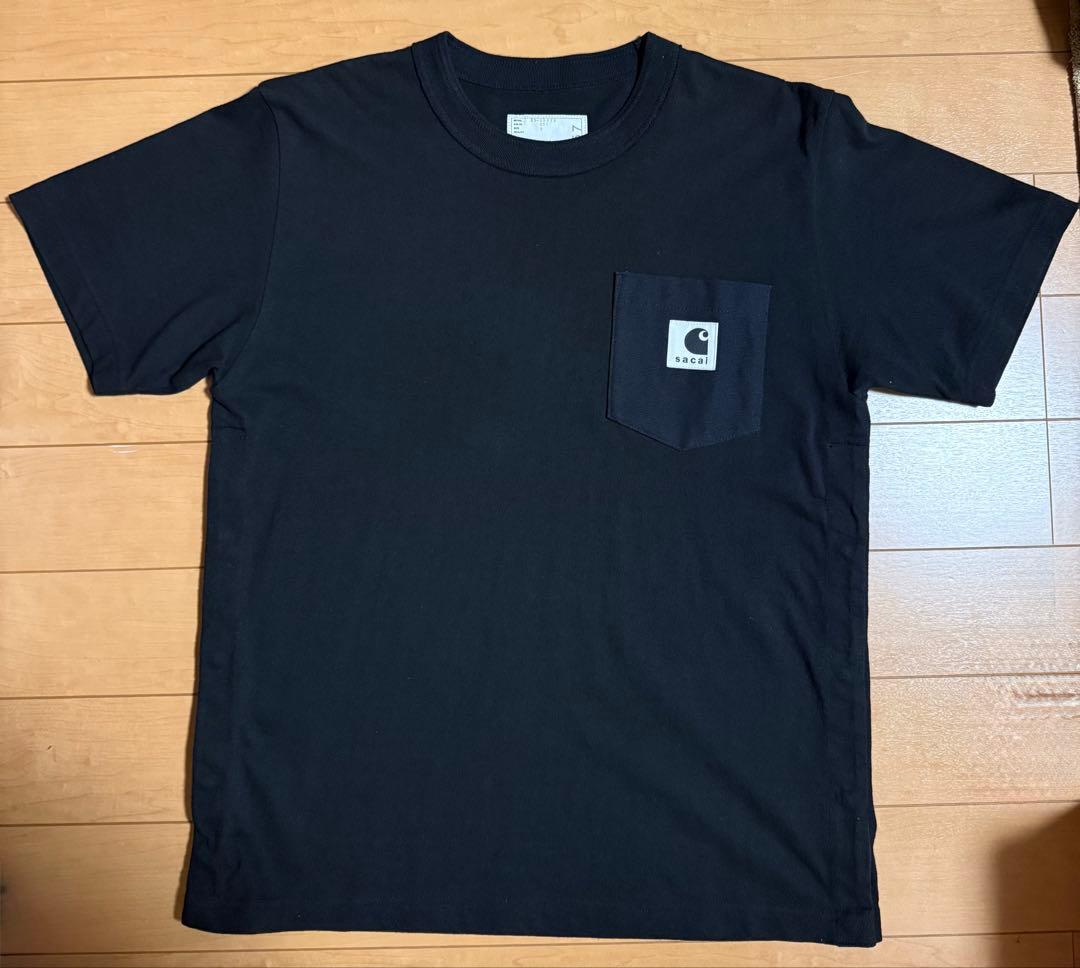 サカイ×Carhartt Tシャツ ブラック　サイズ3