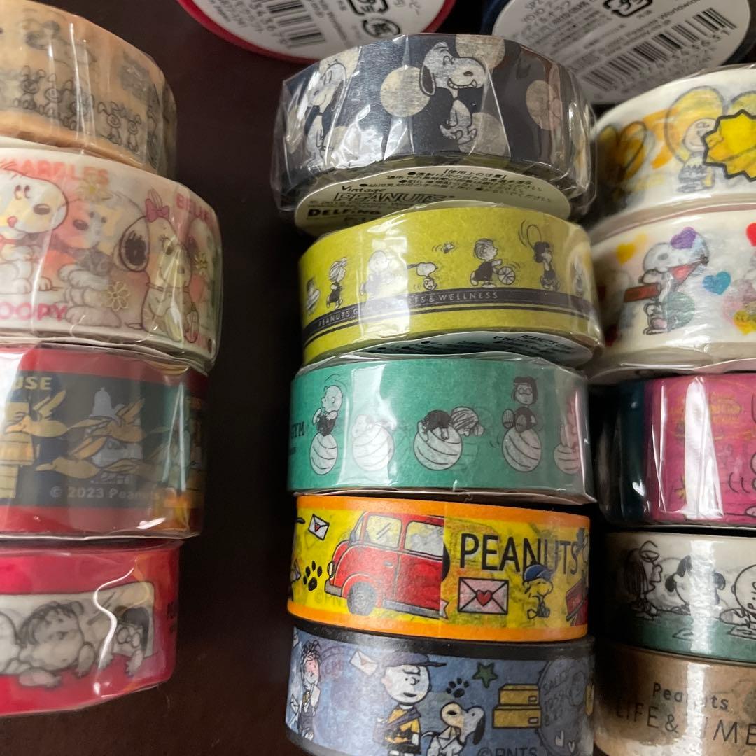 スヌーピー マスキングテープ　28点 おまけ付