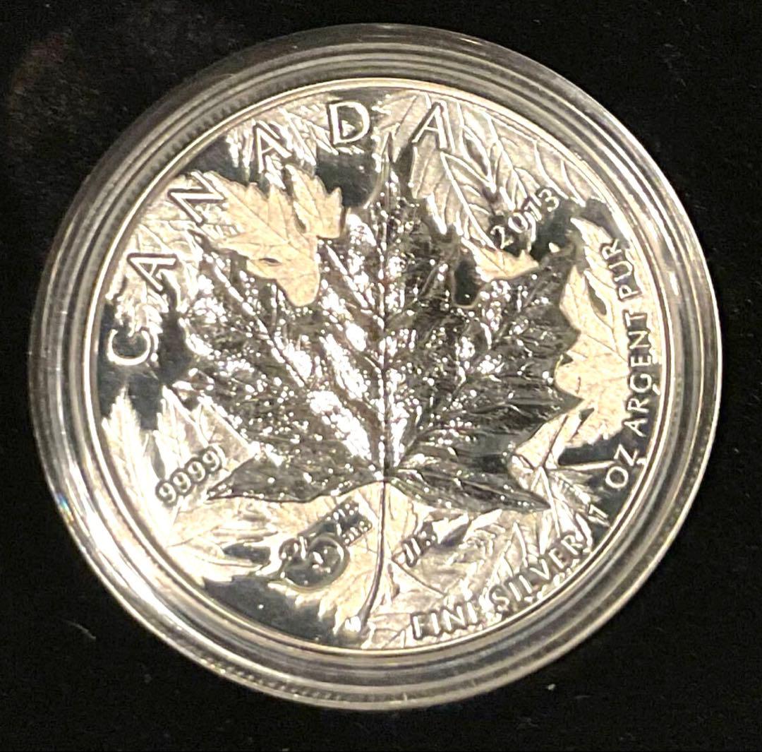 メイプルリーフ銀貨 2013年　1オンス