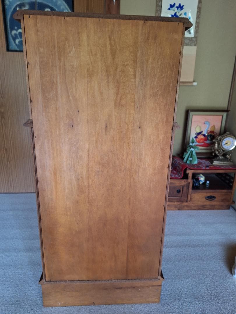 美品！karimoku カリモク コロニアル 電話台 花台 リビング収納