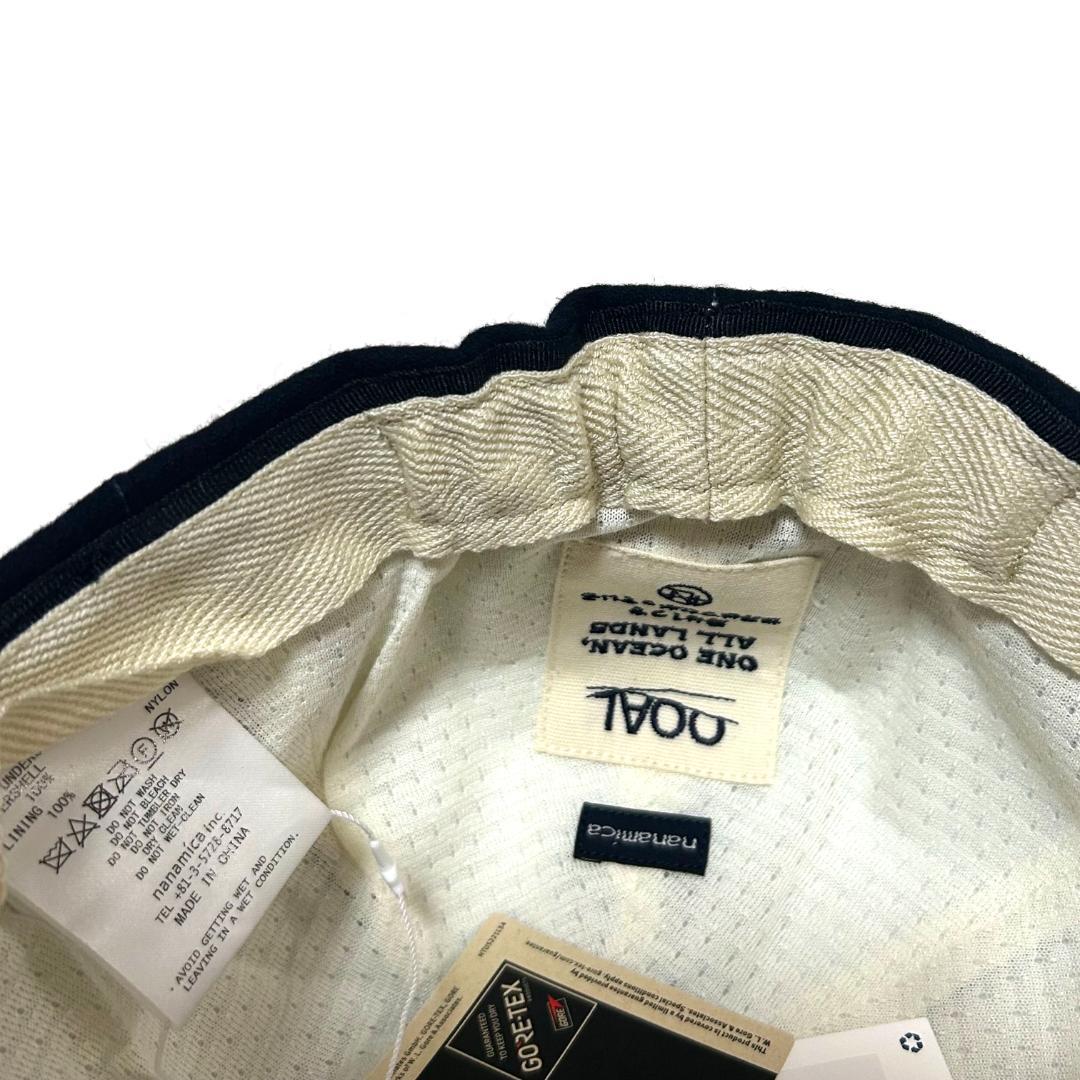 新品　ナナミカ ウール ゴアテックス キャップ　ネイビー 帽子　SUPF353