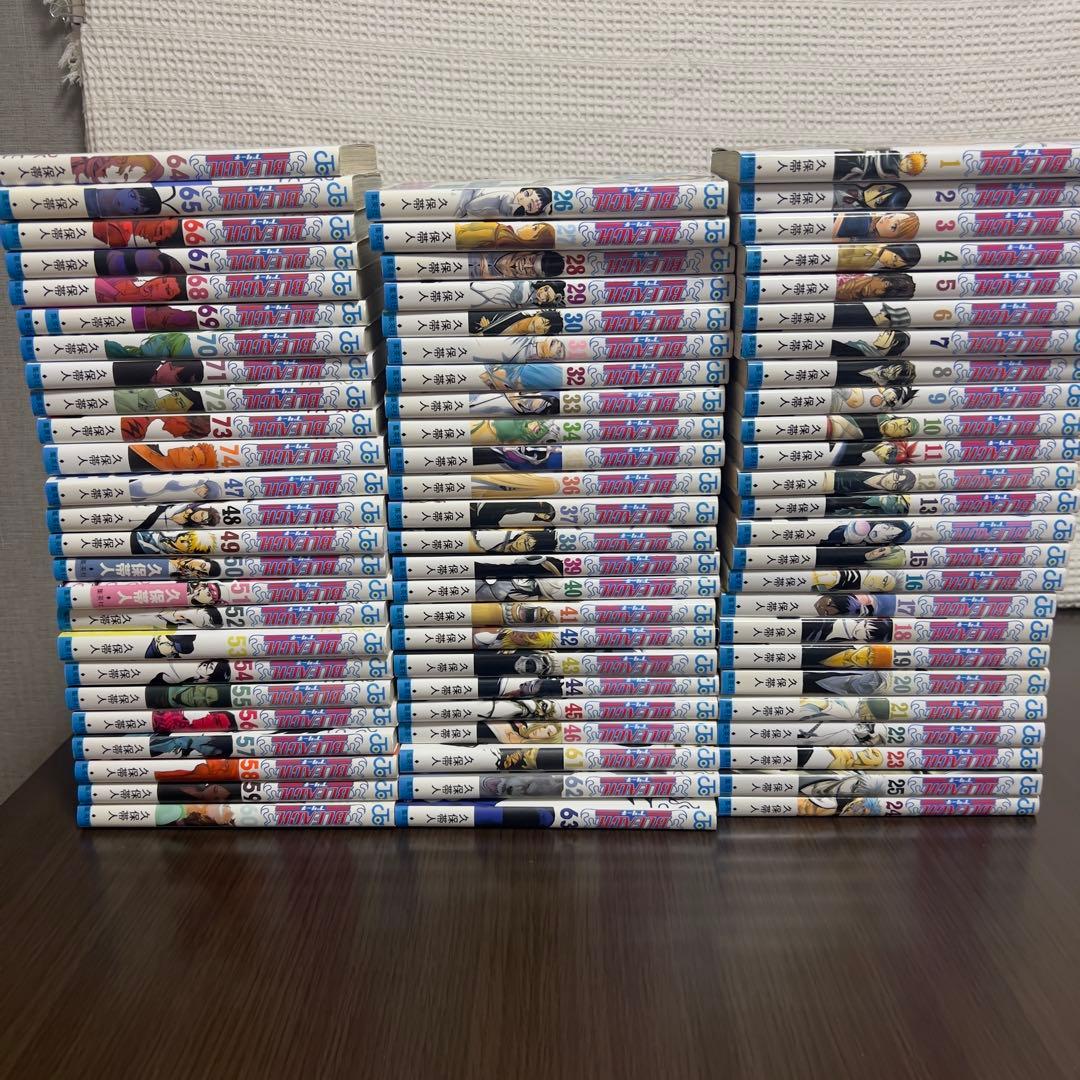 【魂を刈る物語を、最初から】BLEACH 全74巻 完結セット｜久保帯人