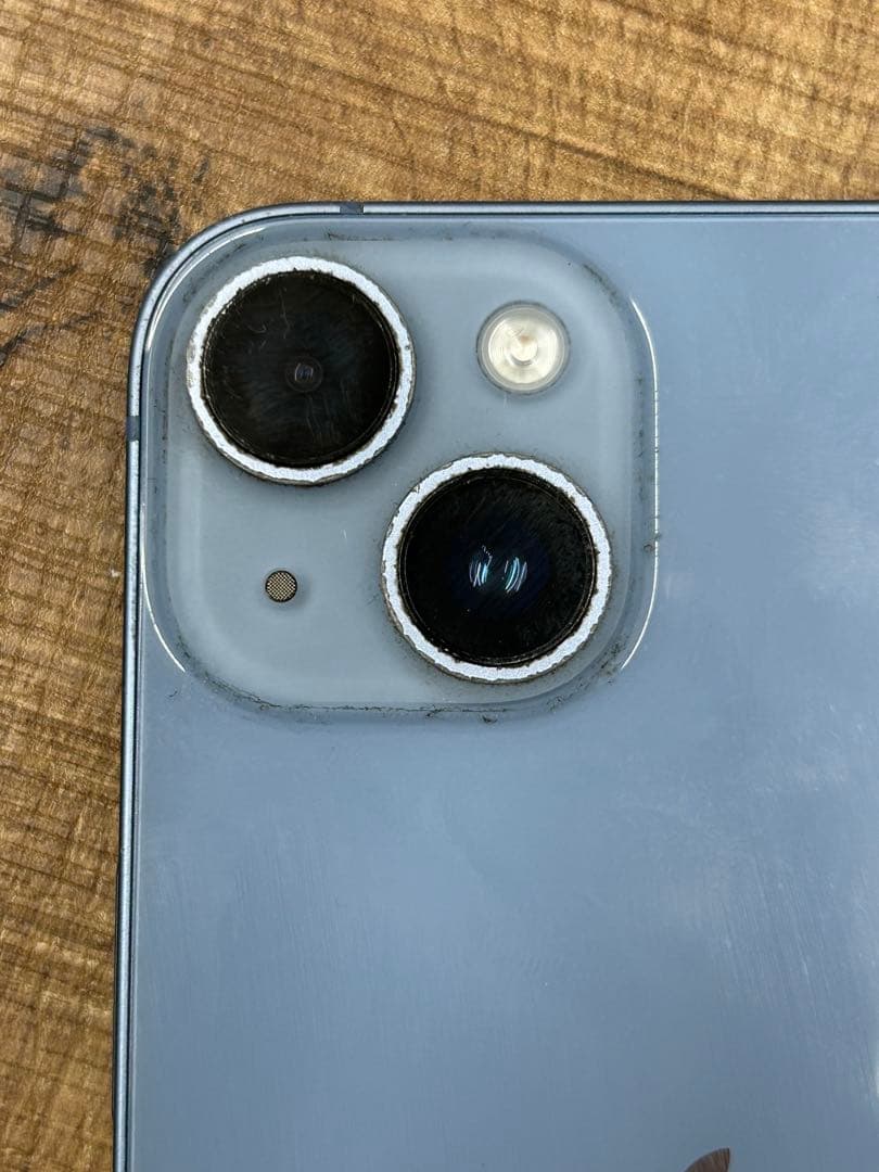 専用中古　iPhone14 128GB ブルーMPVJ3J SIMフリー　ヒビ有