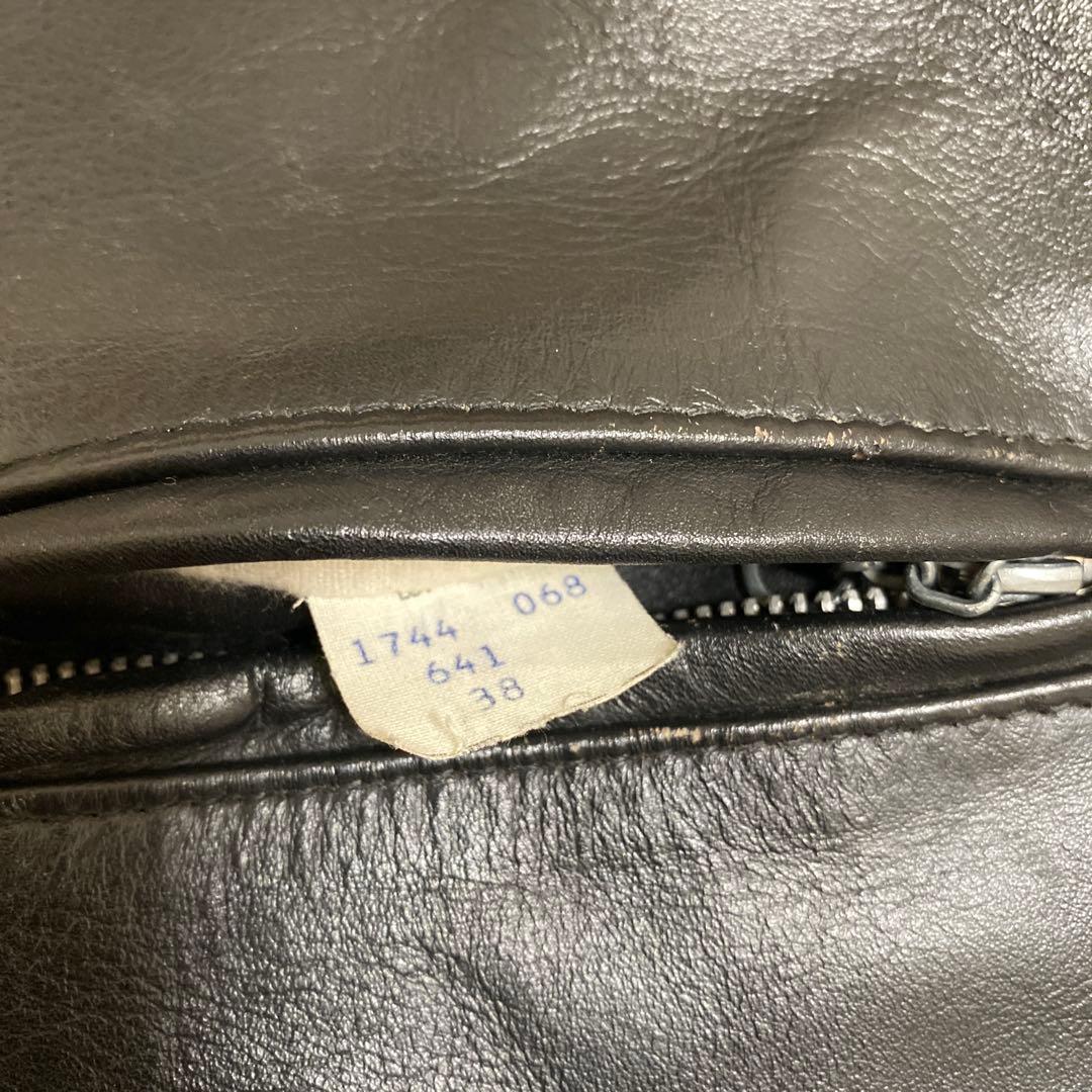 訳ありschott ショット641シングルライダース ボアライナー付 38