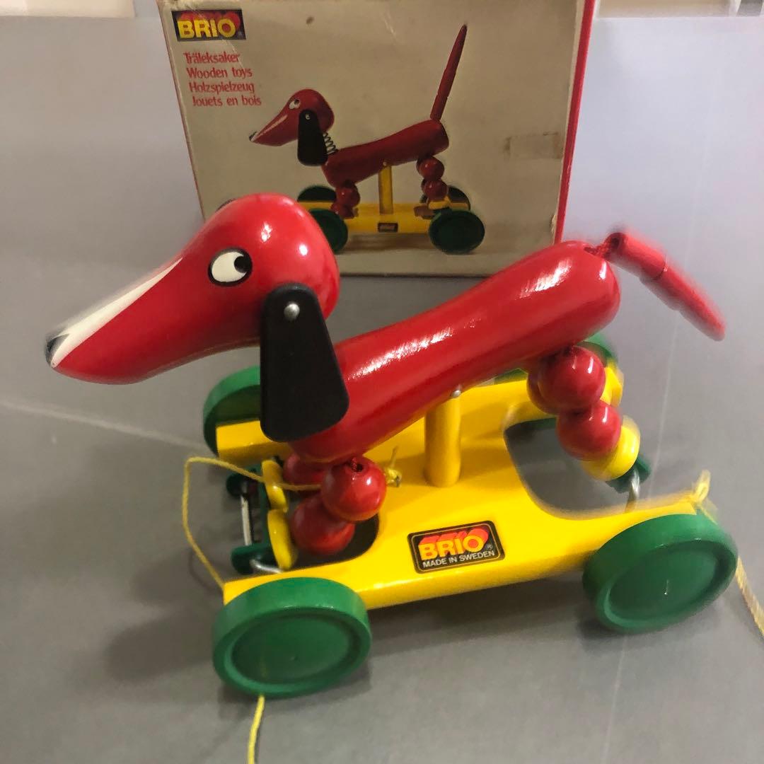 BRIOブリオ ダッチー プルトイ　ドッグ ヴィンテージ アンティーク