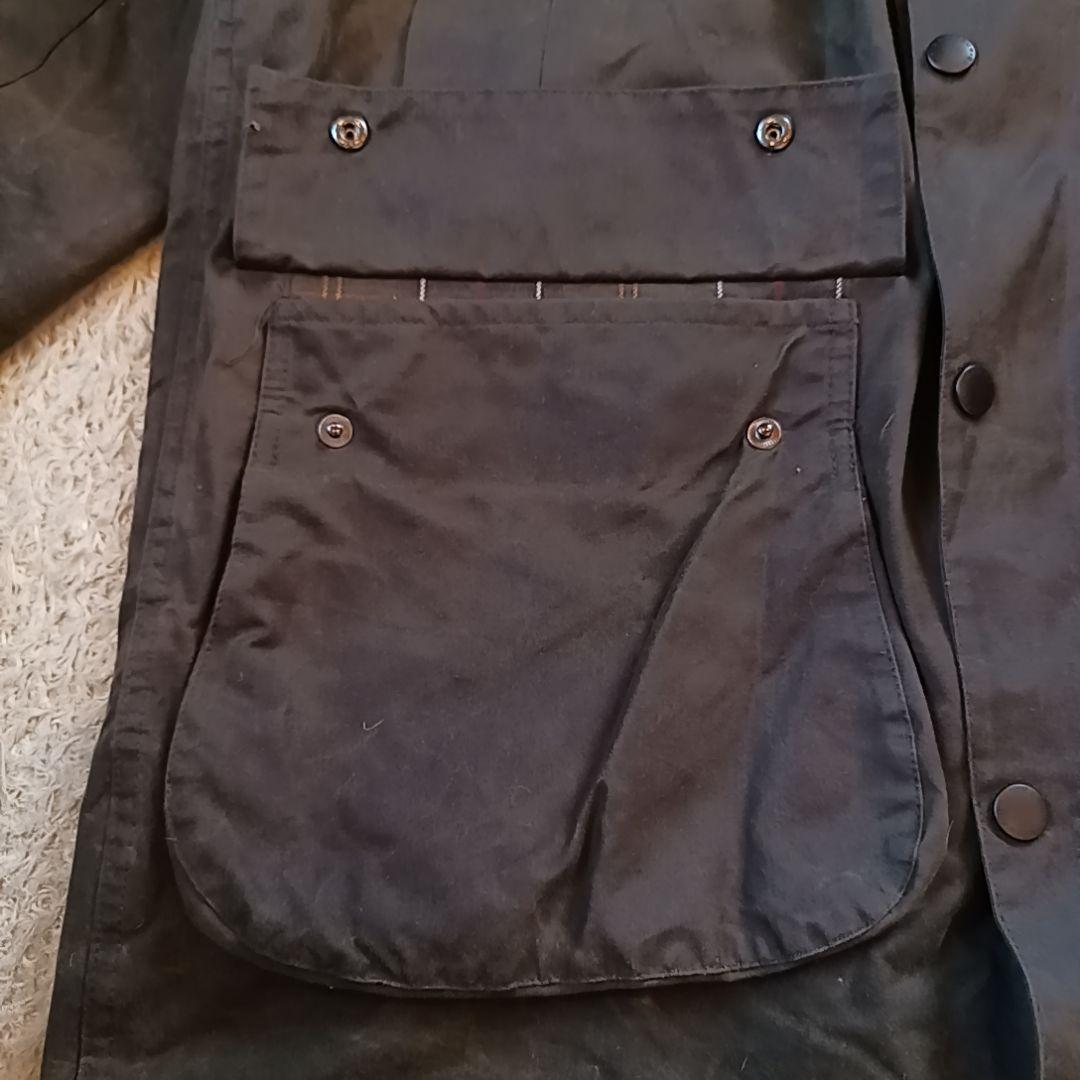 美品　現行タグ　Barbour　クラシック　ノーザンブリア　オリーブ