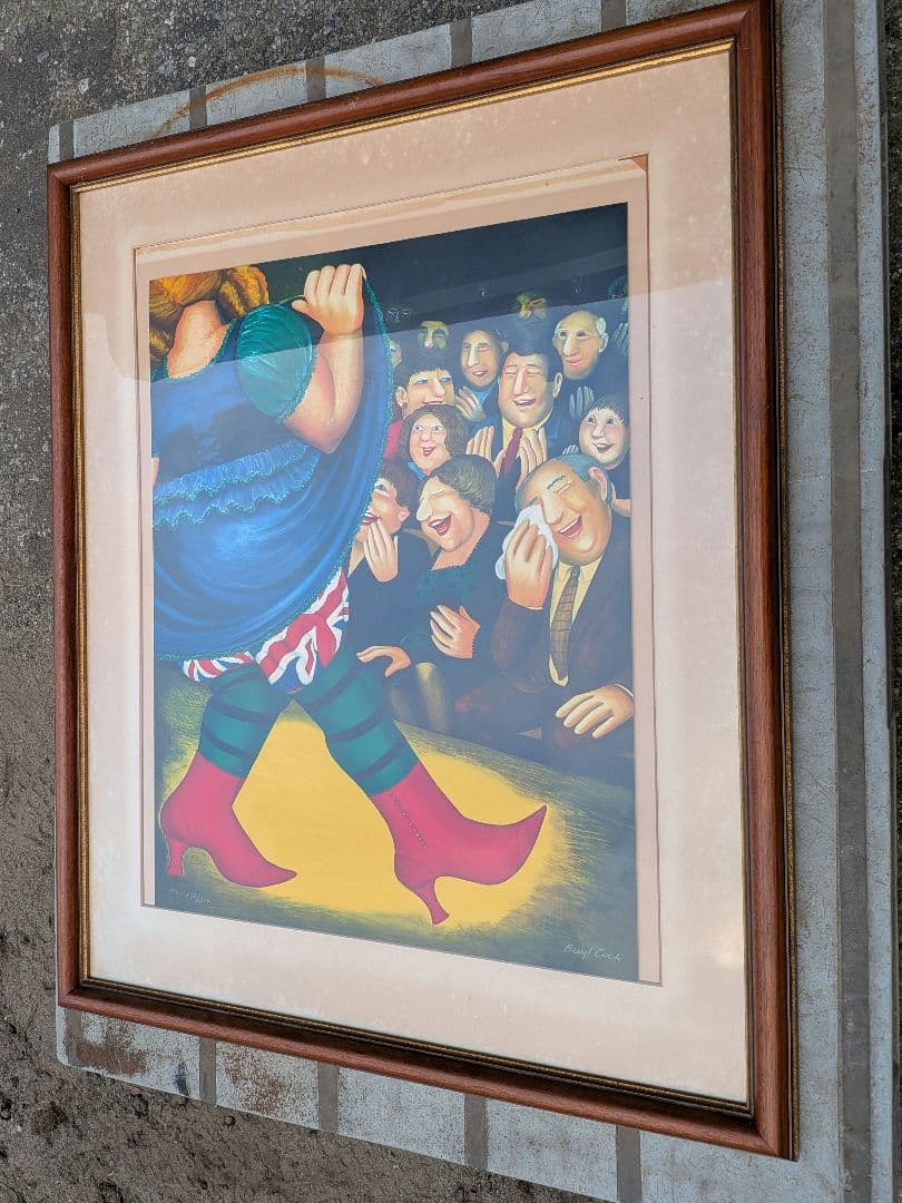 現代アート 限定版 　Beryl Cook　215/300 サイン入り