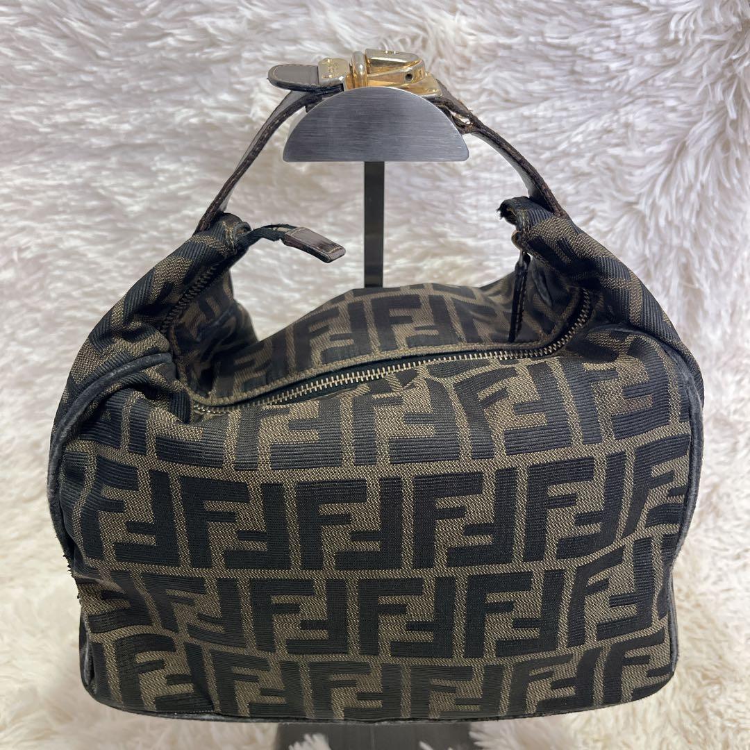 FENDI フェンディ ズッカ柄　ハンドバッグ　バニティバッグ　希少　レア