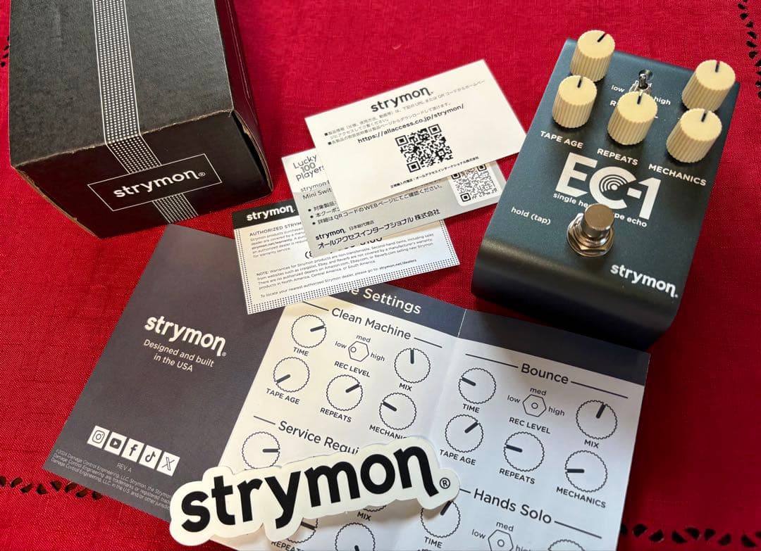 ギター Strymon EC-1 dTape Echo
