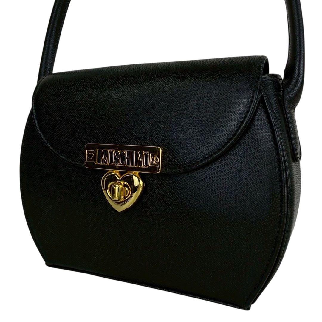 MOSCHINO モスキーノ ハンドバッグ ベルト 2点セット レザー ハート