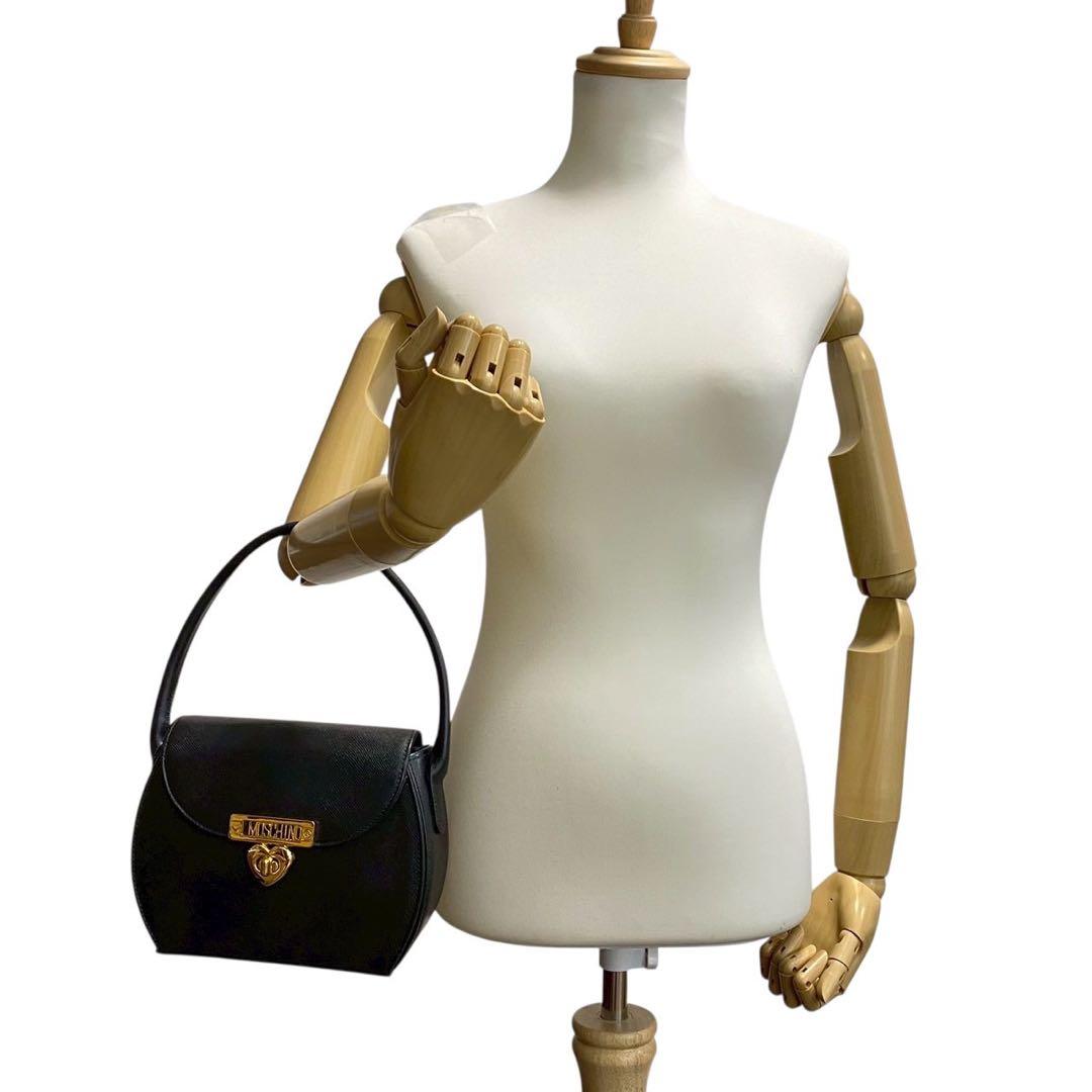 MOSCHINO モスキーノ ハンドバッグ ベルト 2点セット レザー ハート