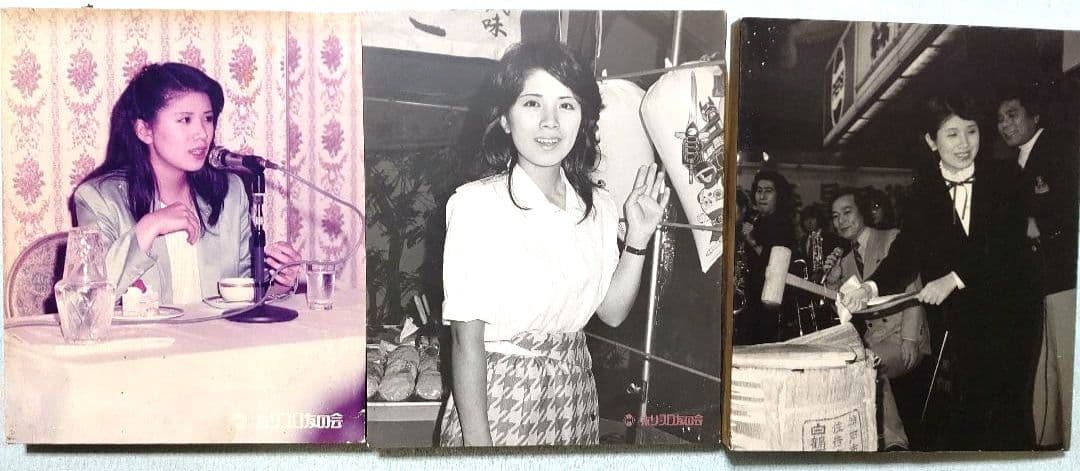 ❀森昌子 木製パネル ポスター 8枚 当時品 昭和レトロ アイドル 歌手❀