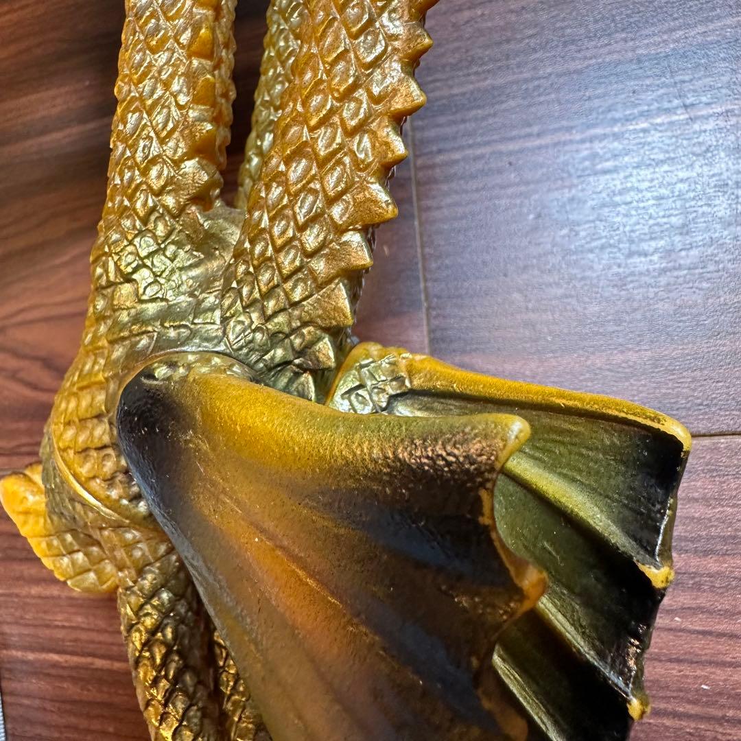 当時物 ポピー　キングザウルスシリーズ　キングギドラ　ソフビ 5653