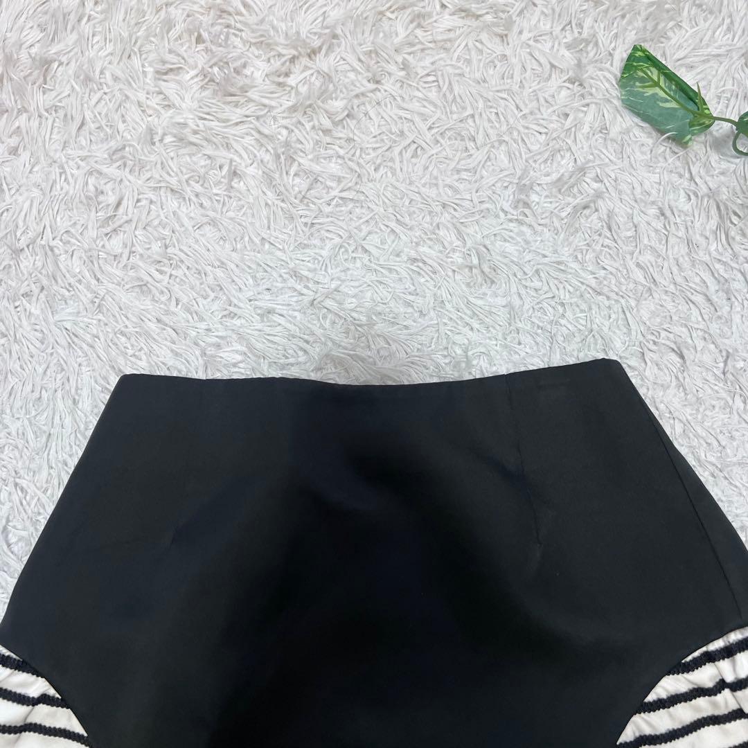 23SS ボーダーズアットバルコニー ファインダーボーダーミニスカート 36