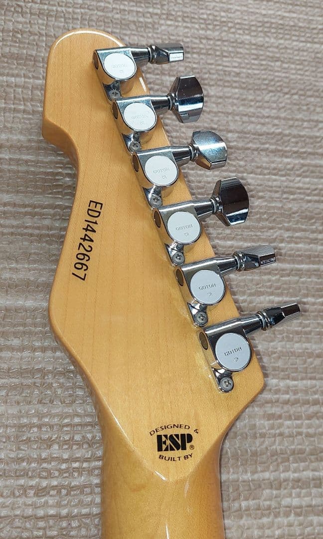 Edwards エレキギター ナチュラルウッド