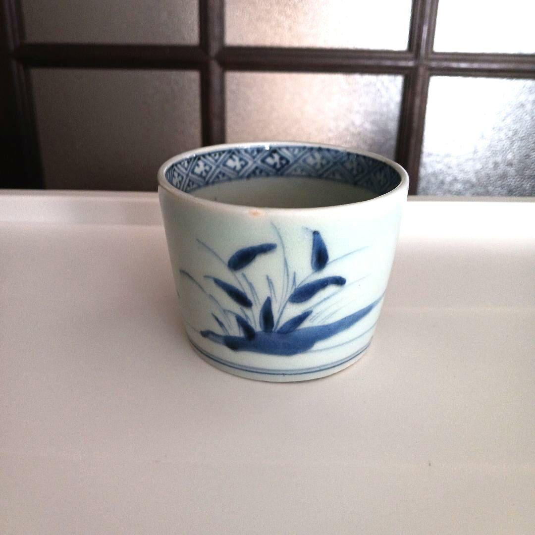 古伊万里　夫婦うずら草文