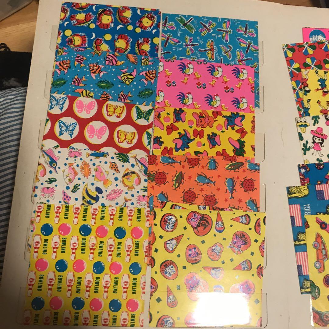 昭和のアニメいっぱい、折り紙コレクション