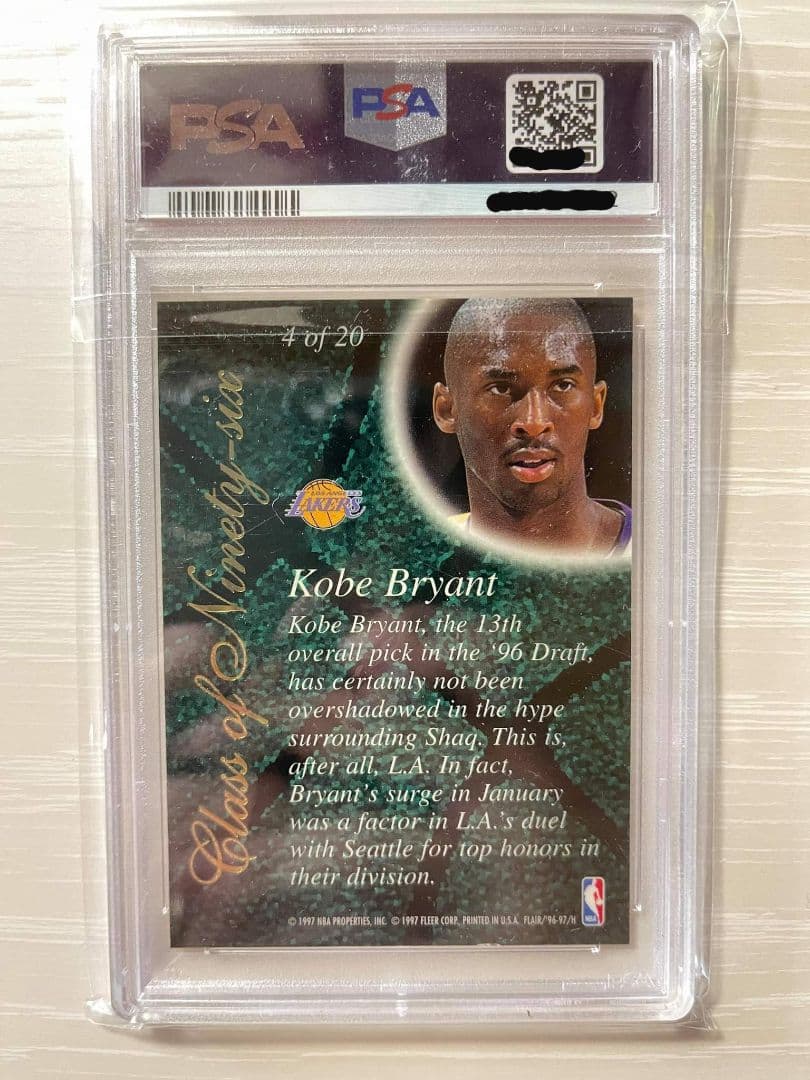 NBA カード Kobe Bryant  Rc PSA9 コービーブライアント