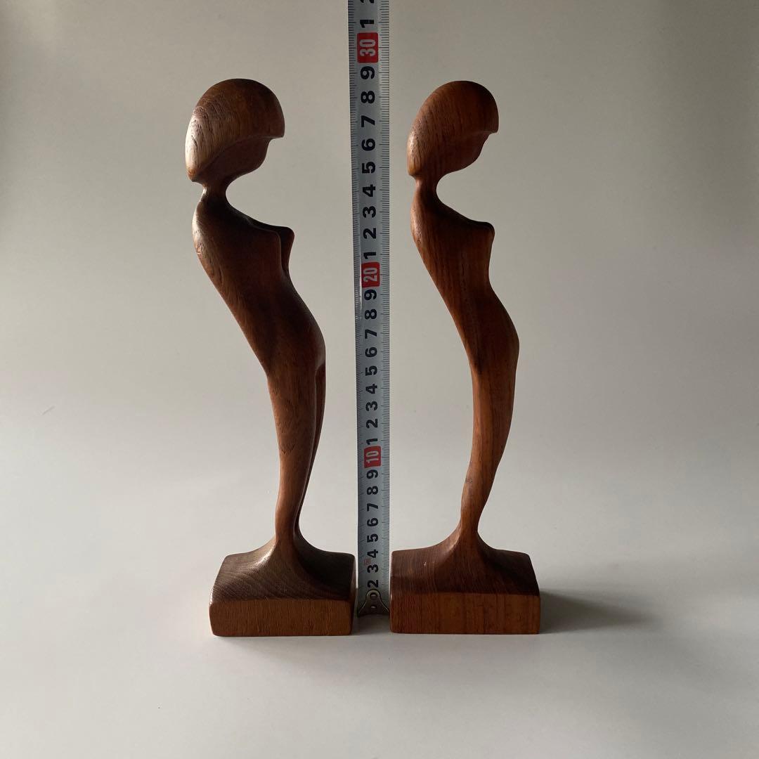 Arne Basse アルネ・バッセ チーク無垢 オブジェ デンマーク製