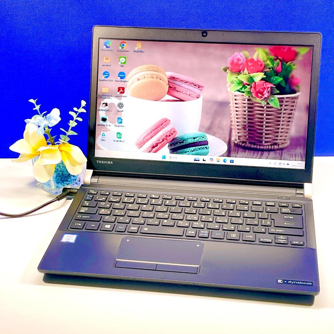 美品✨快速SSD✨カメラ付ノートパソコン✨Windows11薄型軽量13インチ