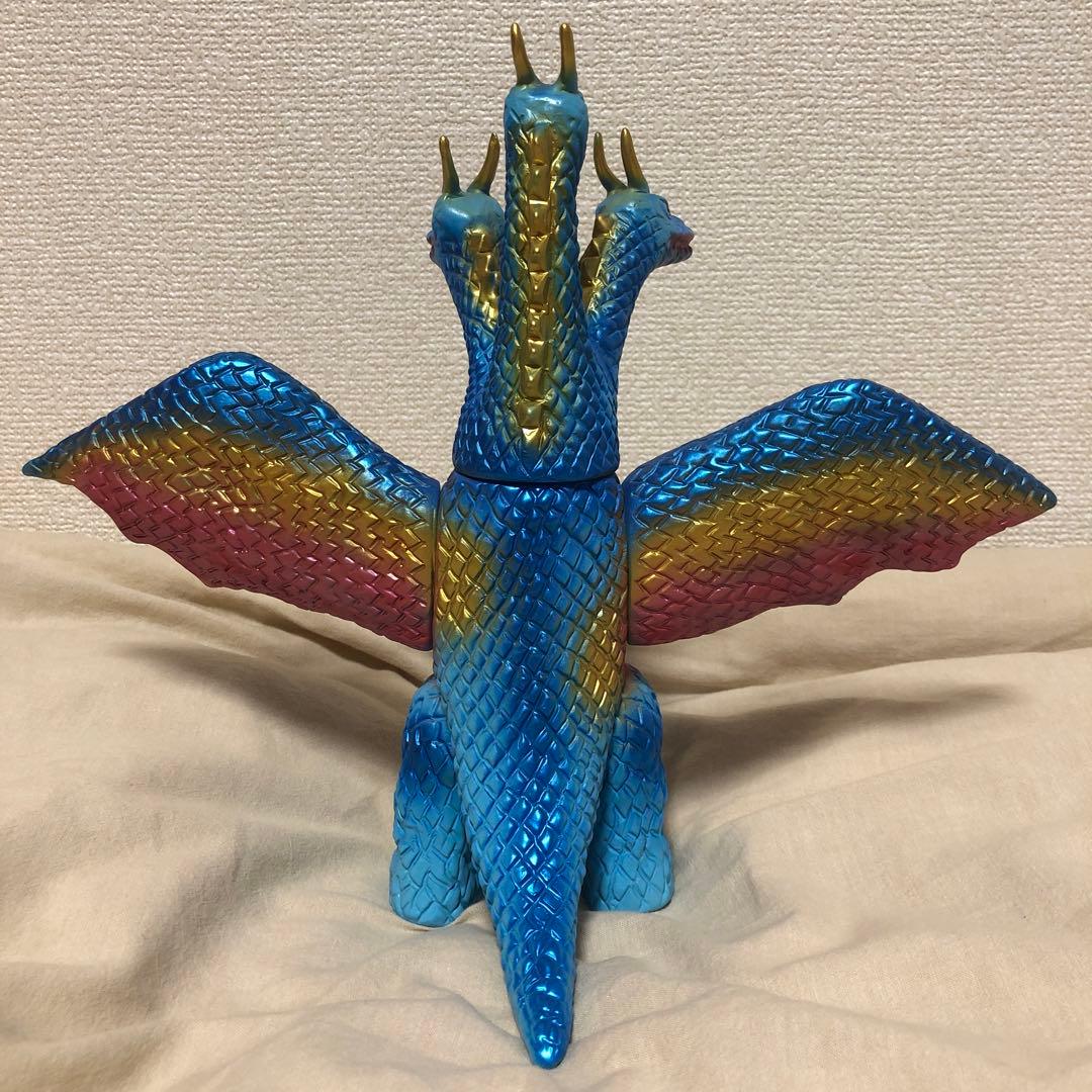 【ブルマァク BULLMARK】/キングギドラ/ブルー　ソフビ