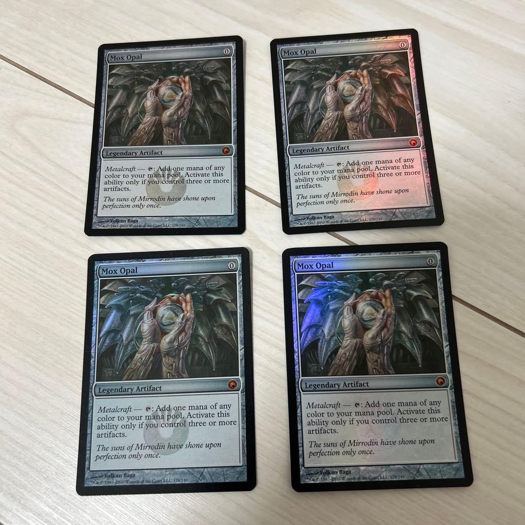 オパールのモックス/Mox Opal 英語 初版Foil 4枚セット