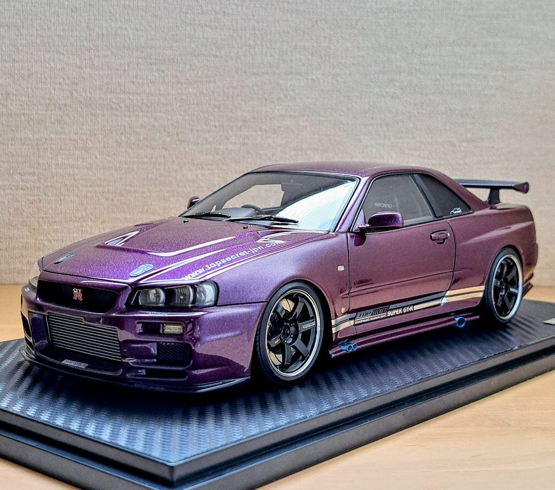 イグニッションモデル 1/18 TOP SECRET GT-R (BNR34)