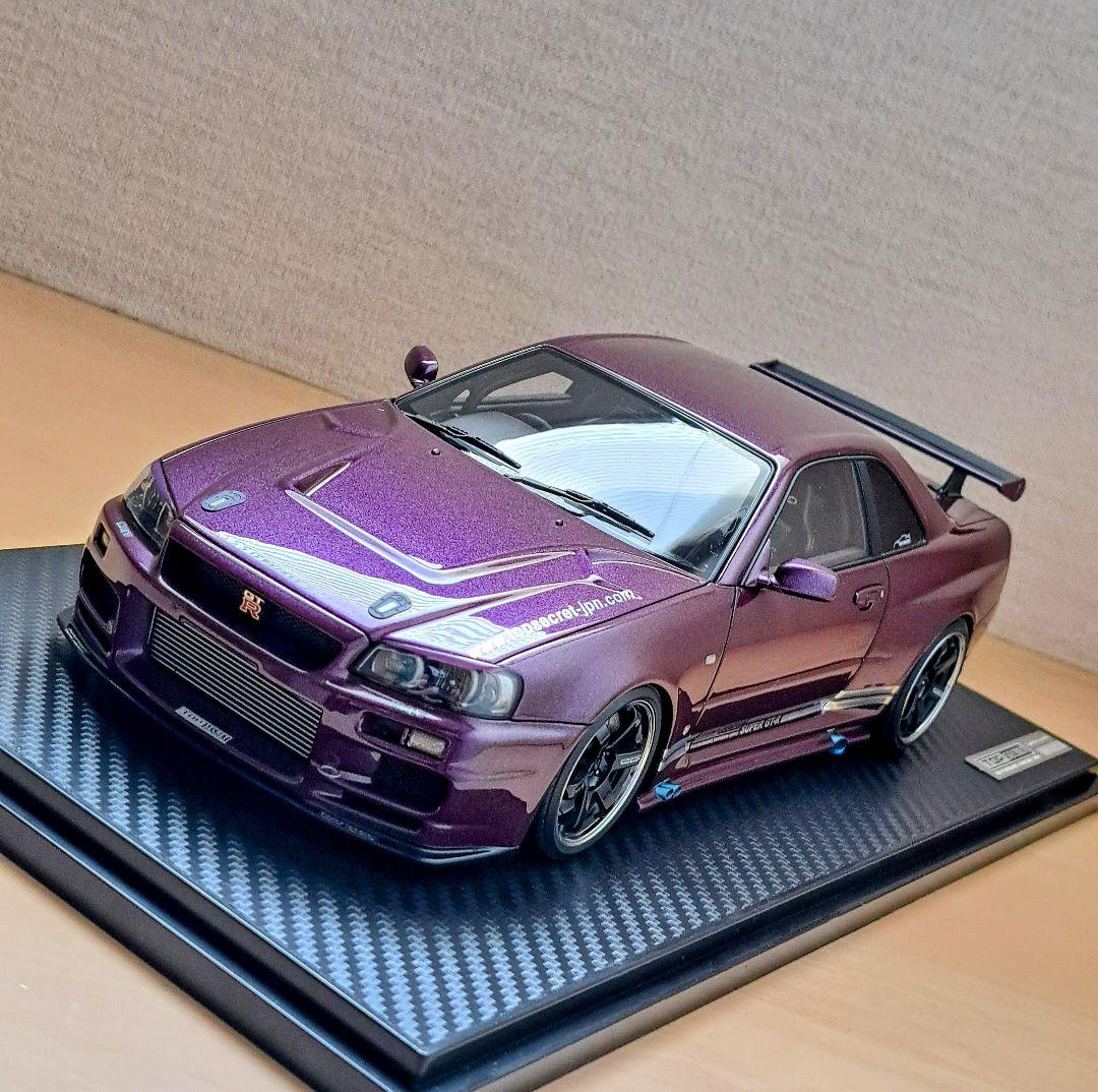 イグニッションモデル 1/18 TOP SECRET GT-R (BNR34)