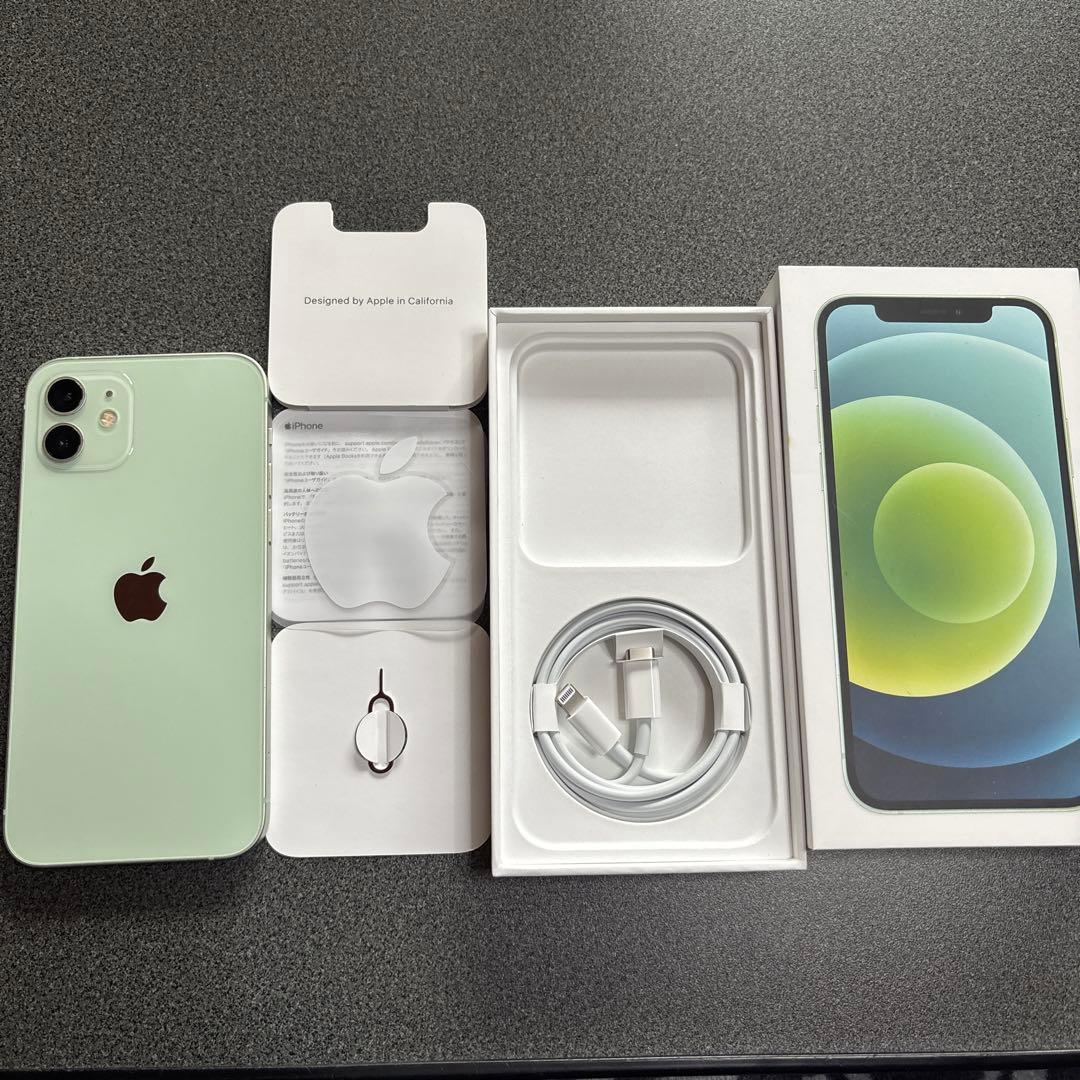 Apple iPhone12ミントグリーン 本体箱あり