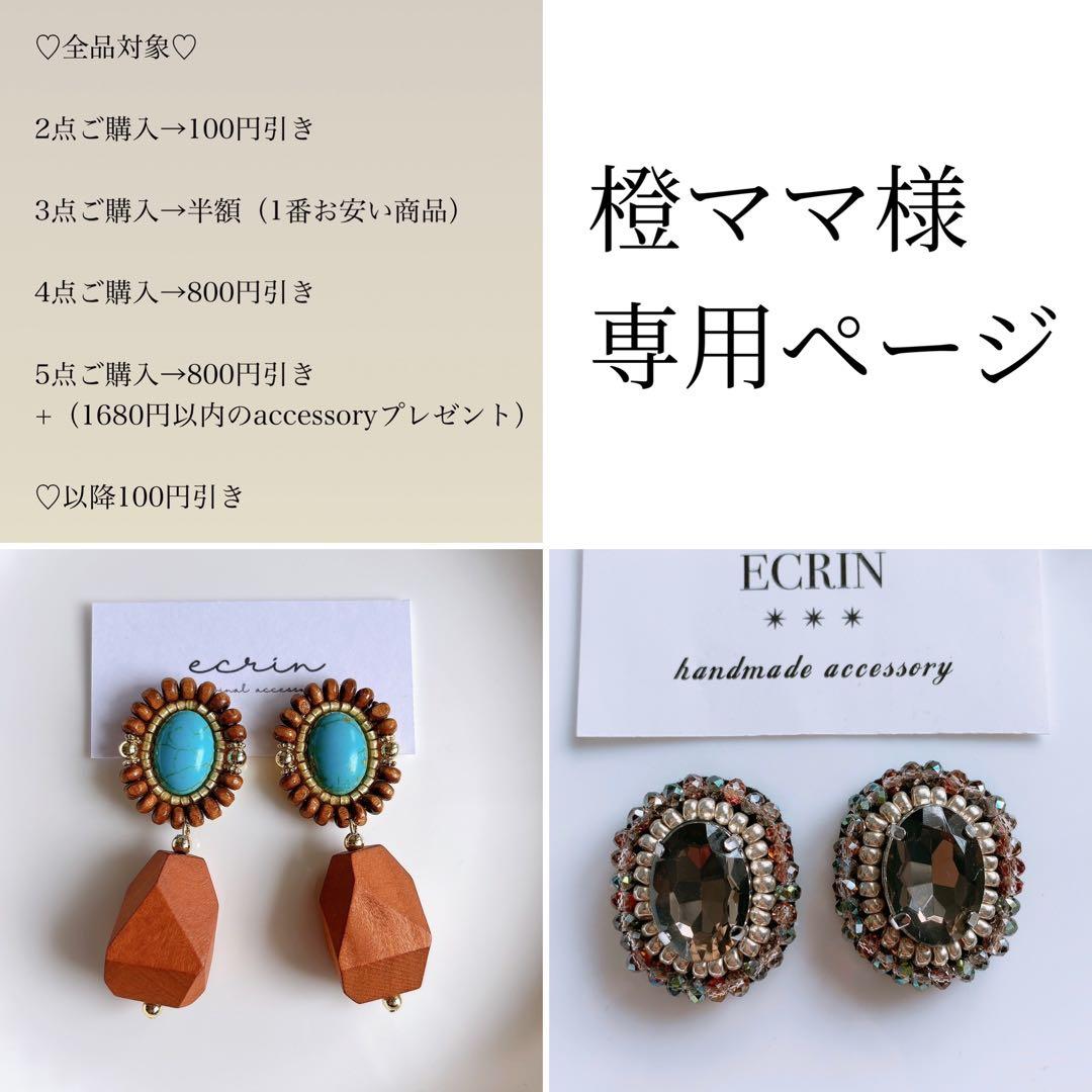 橙ママ様♡専用ページ〔ネジバネイヤリング〕