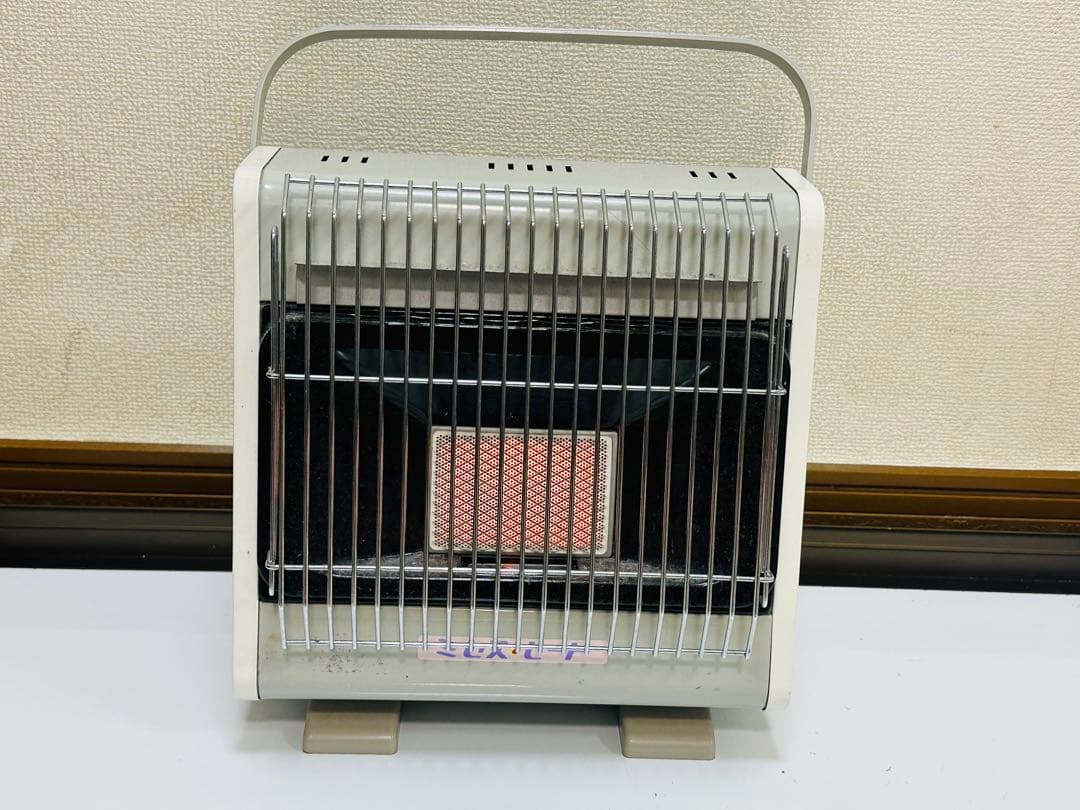 コンパクトストーブ ホワイト ハンドル付きKH012