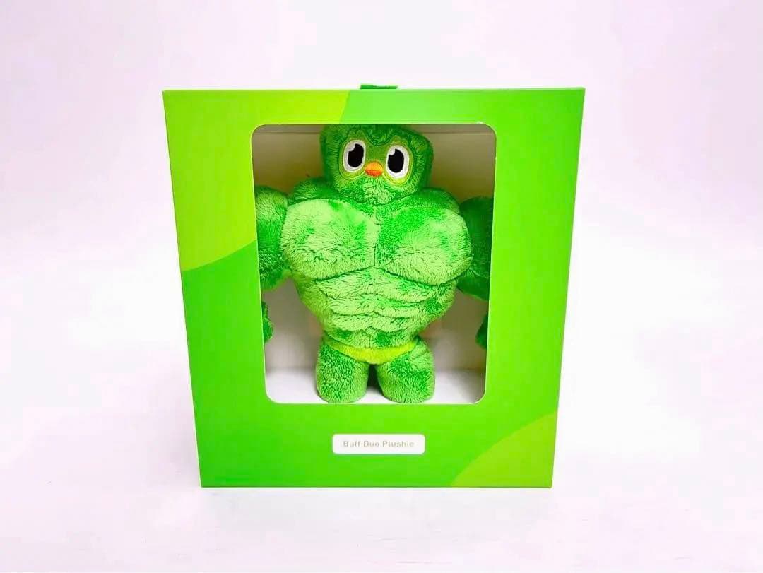 【デュオリンゴ】むきむきデュオぬいぐるみ！DUOMARTクジ Duolingo