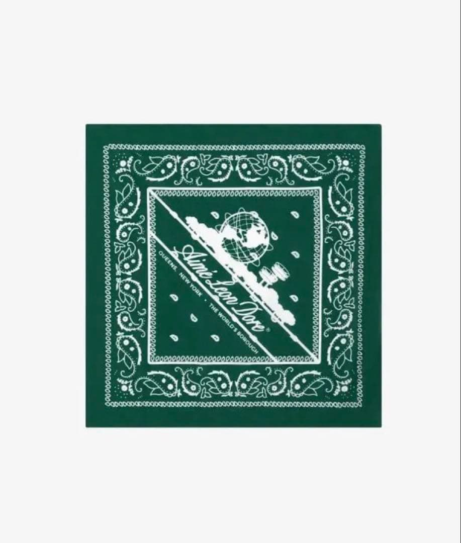 小物 AIME LEON DORE UNISPHERE BANDANA GREEN