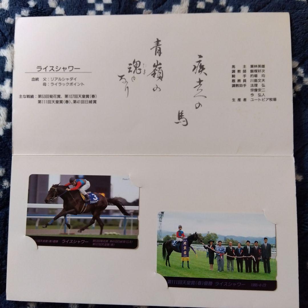 非売品　ライスシャワー　天皇賞優勝記念