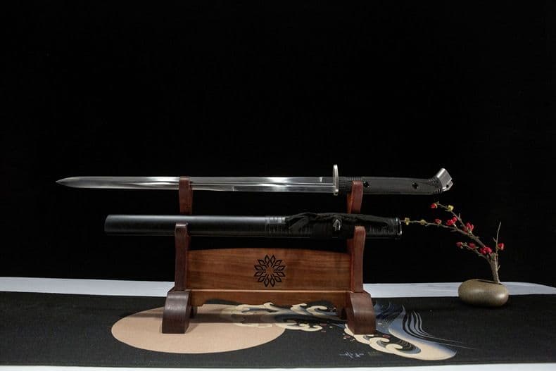 戦術1 剣 古兵器 武具 護身工具 装飾用 手鍛造打 冷兵器 鋼剣 武蔵