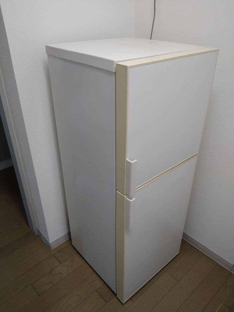 ホワイト 二段式冷蔵庫