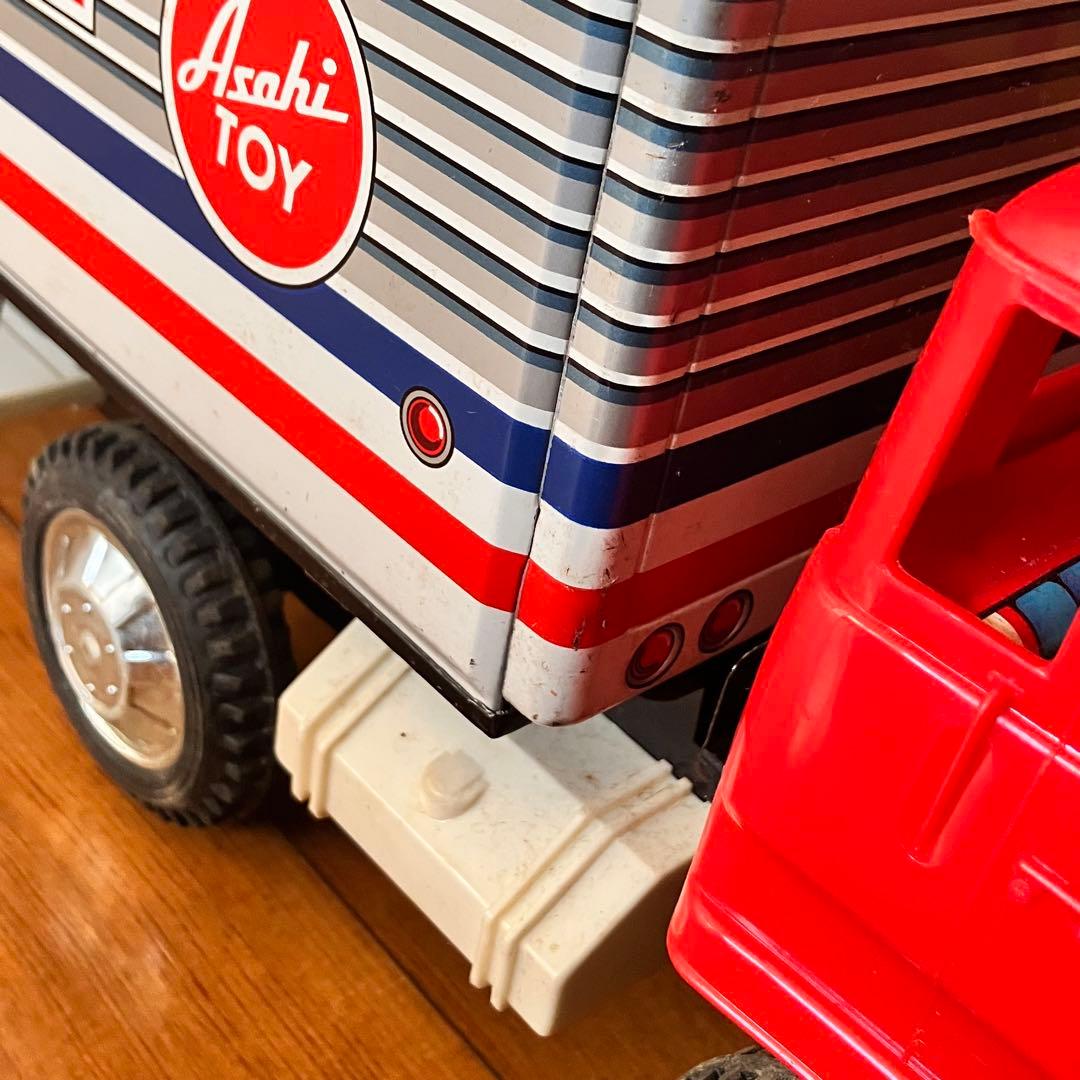 アサヒ玩具 いすゞ バントレーラー トラック ブリキ 昭和 レトロ