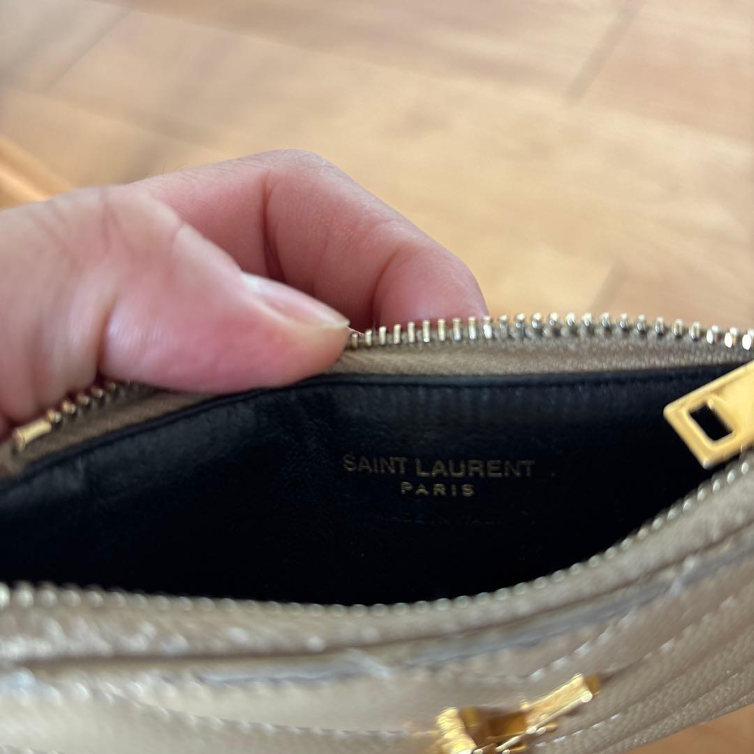 サンローラン　フラグメントケース　カードホルダー　カサンドラ