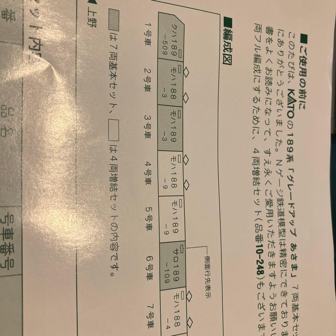 KATO 189系 グレードアップあさま 11両 10-247, 10-248